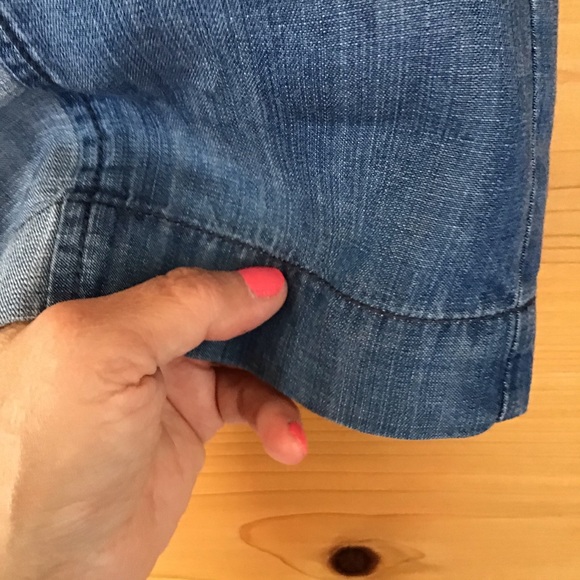 NATURAL FIBER TWO TONE TENCEL SKIRT~ VERY SOFT - Picture 7 of 8